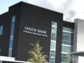 The Chuck Shaw Technical Education building in West Palm